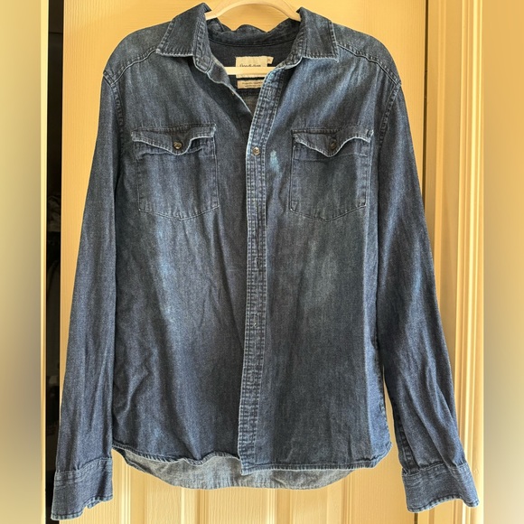 Upcycled Texas Denim Shirt - Picture 2 of 4